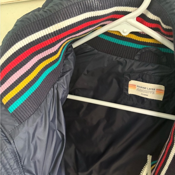 Marine Layer Multicolor Puffer Jacket - Picture 3 of 4